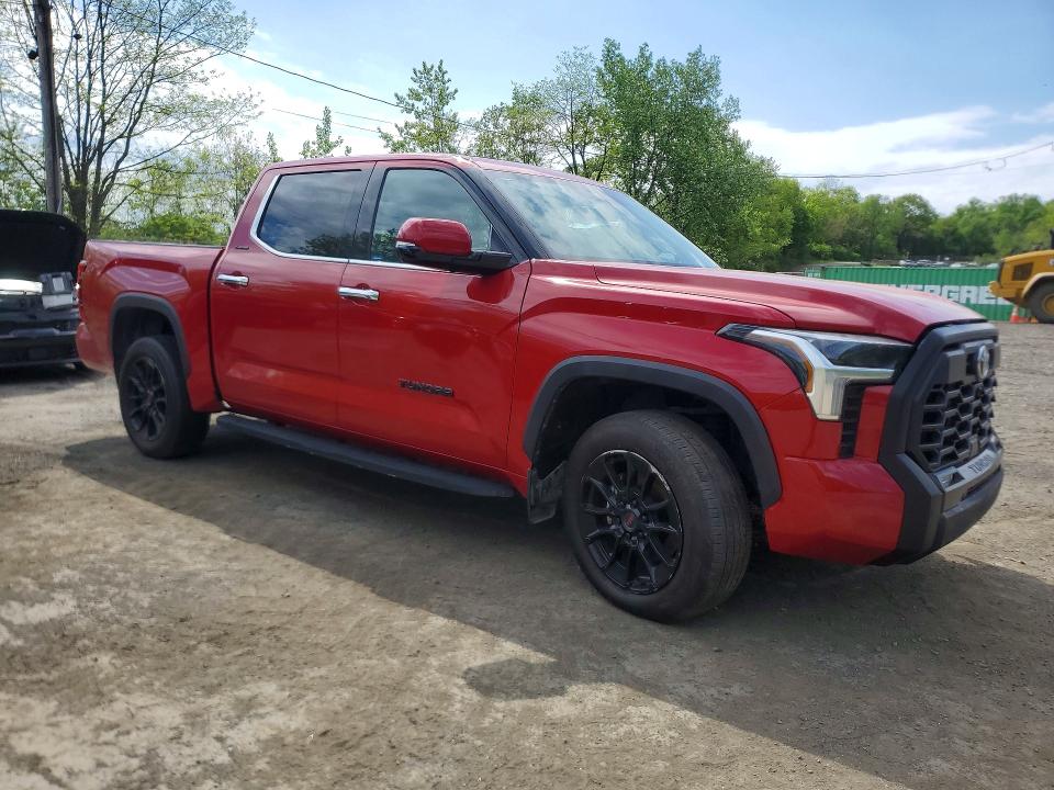 2022 Toyota Tundra VIN 5TFJA5DB1NX005457 COPART salvage auction — FRONT END, Il - Junking Cert Of A Vehicle, sold $21,800 on 2026-07-02 (photo 4)