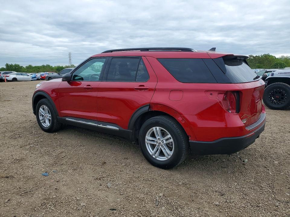 2021 Ford Explorer VIN 1FMSK8DH6MGB77291 COPART salvage auction — REAR END, Il - Salvage Certificate, sold $10,700 on 2026-07-29 (photo 2)