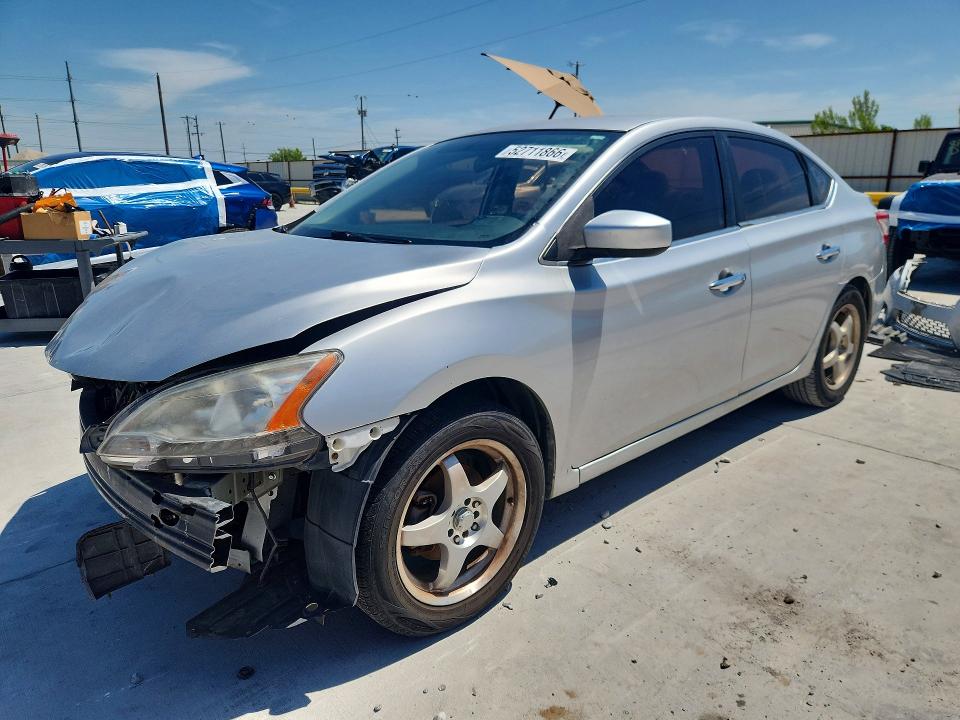 2014 Nissan VIN 3N1AB7AP0EY238028 COPART salvage auction — FRONT END, Tx - Salvage Vehicle Title, sold $725 on 2026-07-02 (photo 1)
