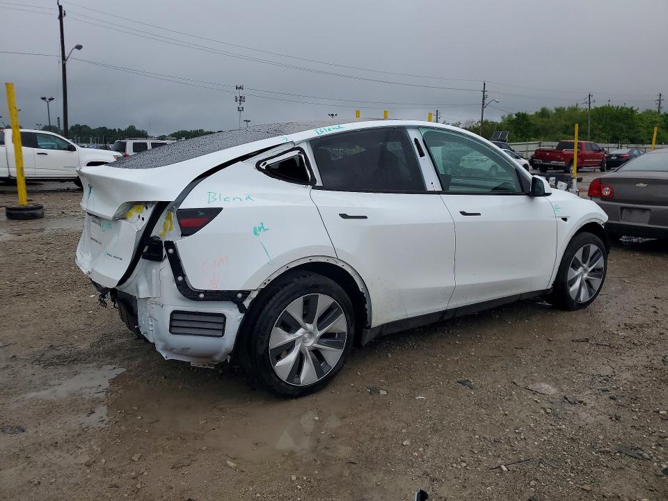 2023 Tesla Model y VIN 7SAYGDEE4PF791495 COPART salvage auction — FRONT END, In - Cert Of Title-Salvage Title, sold $10,900 on 2026-07-10 (photo 3)