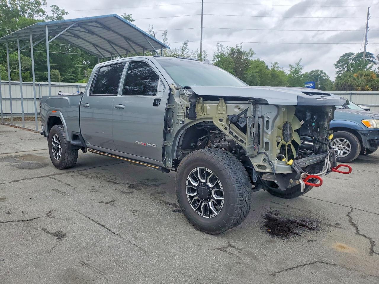 2025 GMC Sierra VIN 1GT4UPEY6SF119474 COPART salvage auction — Front End, GA - CERT OF TITLE-SALVAGE, sold $34,750 on 2026-07-02 (photo 4)