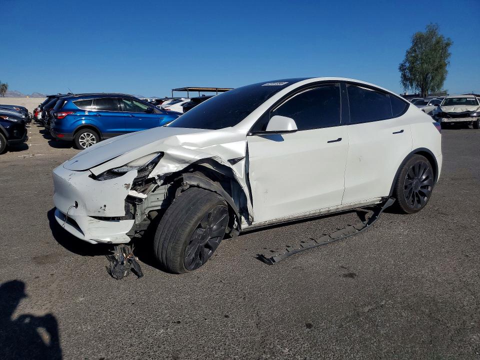 2020 Tesla VIN 5YJYGDEF1LF011923 COPART salvage auction — FRONT END, Nv - Salvage Title, sold $8,000 on 2026-07-15 (photo 1)
