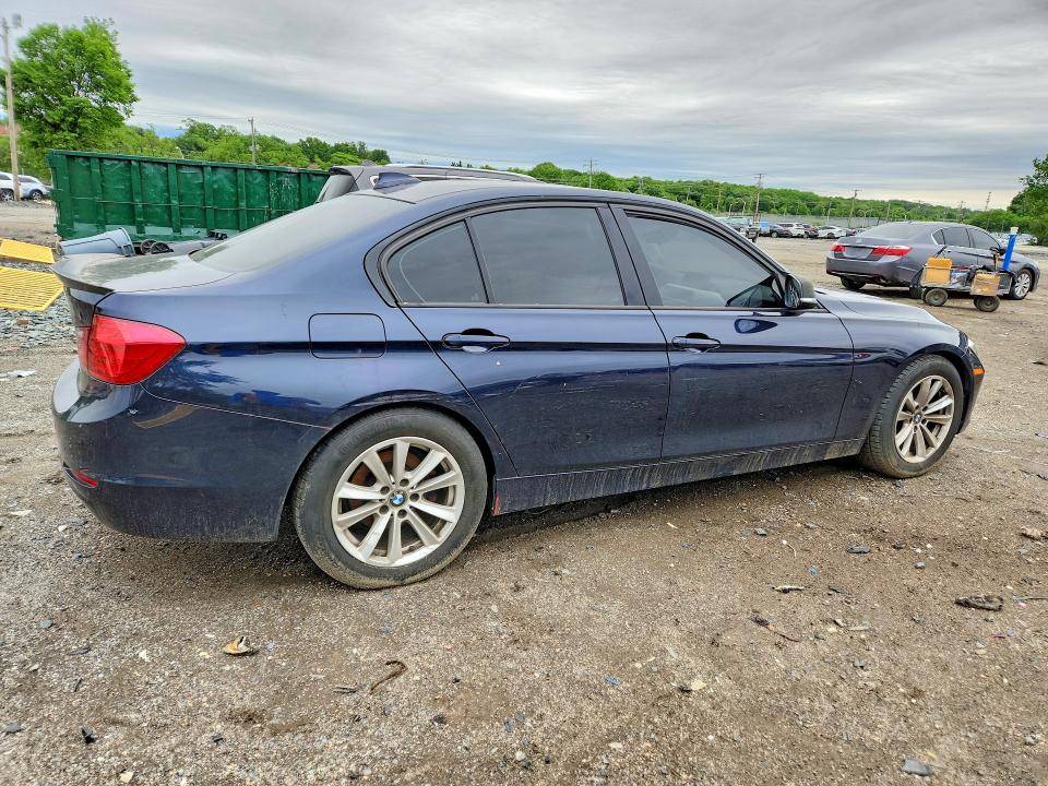 2014 BMW 3er VIN WBA3B1C56EK132015 COPART salvage auction — MECHANICAL, Va - Certificate Of Title, sold $600 on 2026-07-09 (photo 3)