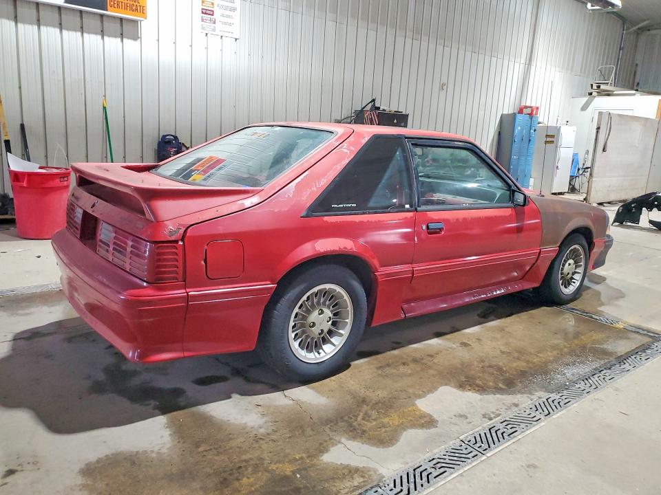 1987 Ford Mustang VIN 1FABP42EXHF211970 COPART salvage auction — FRAME DAMAGE, IN - CERT OF TITLE - REBUILT VEHICL, sold $2,200 on 2026-07-09 (photo 3)