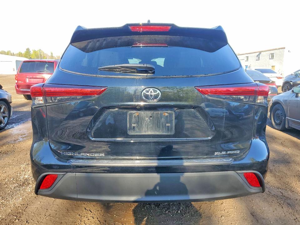2020 Toyota Highlander VIN 5TDGZRBH4LS513653 COPART salvage auction — FRONT END, On - Permit Salvage, sold $2,850 on 2026-07-09 (photo 6)