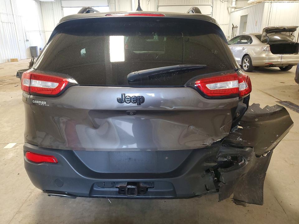 2017 Jeep Cherokee VIN 1C4PJLDS8HW642483 COPART salvage auction — REAR END, Mn - Cert Of Title-Salvage, sold $1,700 on 2026-07-23 (photo 6)