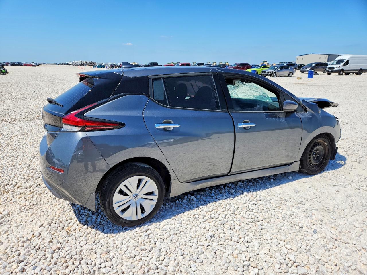 2023 Nissan Leaf VIN 1N4AZ1BV1PC558107 COPART salvage auction — Front End, TX - CERTIFICATE OF TITLE, sold $1,450 on 2026-07-09 (photo 3)