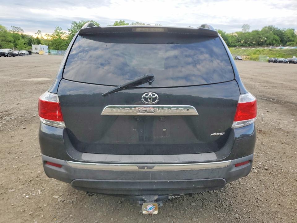2011 Toyota Highlander VIN 5TDBK3EH7BS057931 COPART salvage auction — FRONT END, NY - MV-907A SALVAGE CERTIFICATE, sold $1,300 on 2026-07-14 (photo 6)