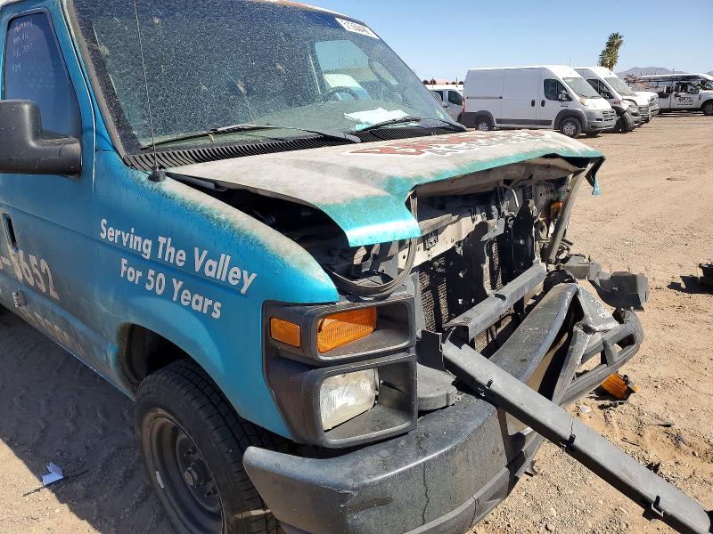 2008 Ford Econoline VIN 1FTNE14WX8DA34009 COPART salvage auction — FRONT END, Az - Cert Of Title - Salvage, sold $150 on 2026-07-09 (photo 9)