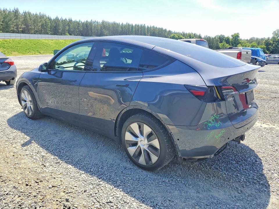 2021 Tesla Model y VIN 5YJYGDEE1MF140656 COPART salvage auction — REAR END, NC - SALVAGE CERTIFICATE OF TITLE, sold $825 on 2026-07-30 (photo 2)