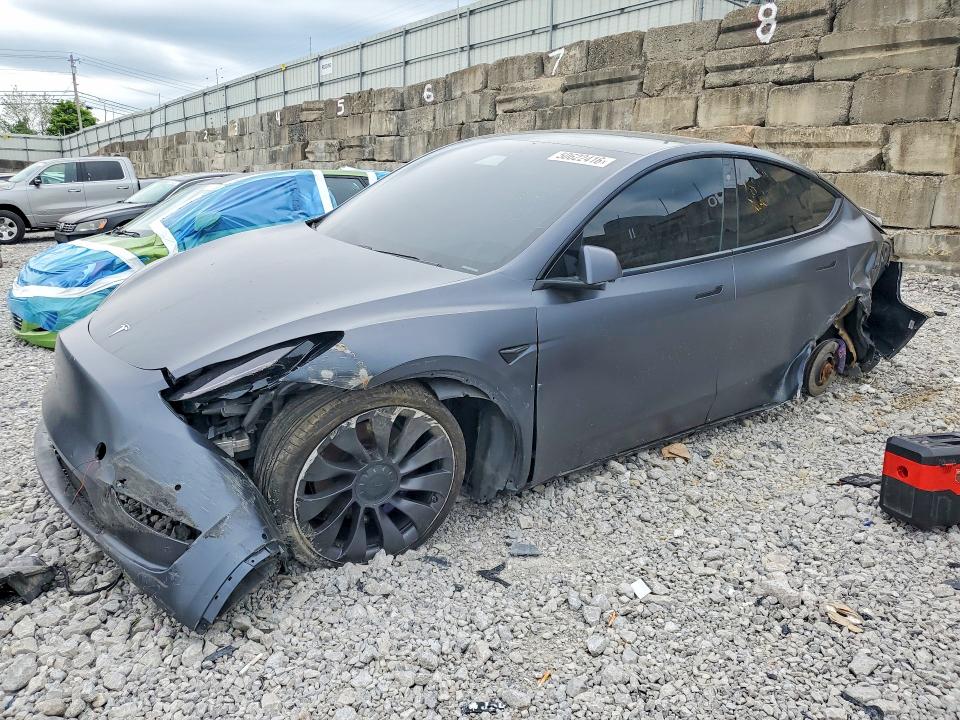 2020 Tesla VIN 5YJYGDEF7LF034820 COPART salvage auction — FRONT END, Ky - Cert Of Title-Salvage, sold $4,700 on 2026-07-24 (photo 1)