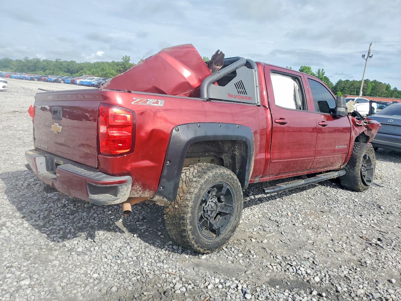 2017 Chevrolet Silverado 1500 VIN 3GCUKREC7HG184735 COPART salvage auction — All Over, AL - CERT OF TITLE-SALVAGE TITLE, sold $1,550 on 2026-07-09 (photo 3)