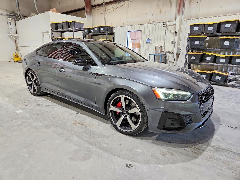 2023 Audi A5 VIN WAUEACF50PA040054 COPART salvage auction — HAIL, Ok - Cert Of Title-Salvage, sold $22,200 on 2026-07-15 (photo 4)