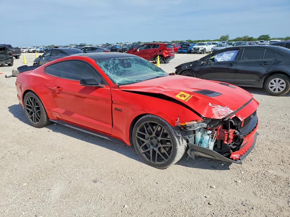 2022 Ford Mustang VIN 1FA6P8CF5N5115102 COPART salvage auction — FRONT END, Tx - Certificate Of Title, sold $15,800 on 2026-07-09 (photo 4)
