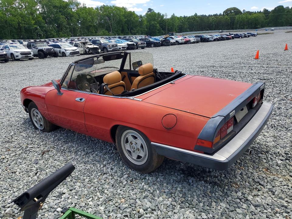 1986 Alfa romeo Giulia VIN ZARBA5415G1038128 COPART salvage auction — MECHANICAL, Nc - Dealer Only Clean Title, sold $2,050 on 2026-08-19 (photo 2)