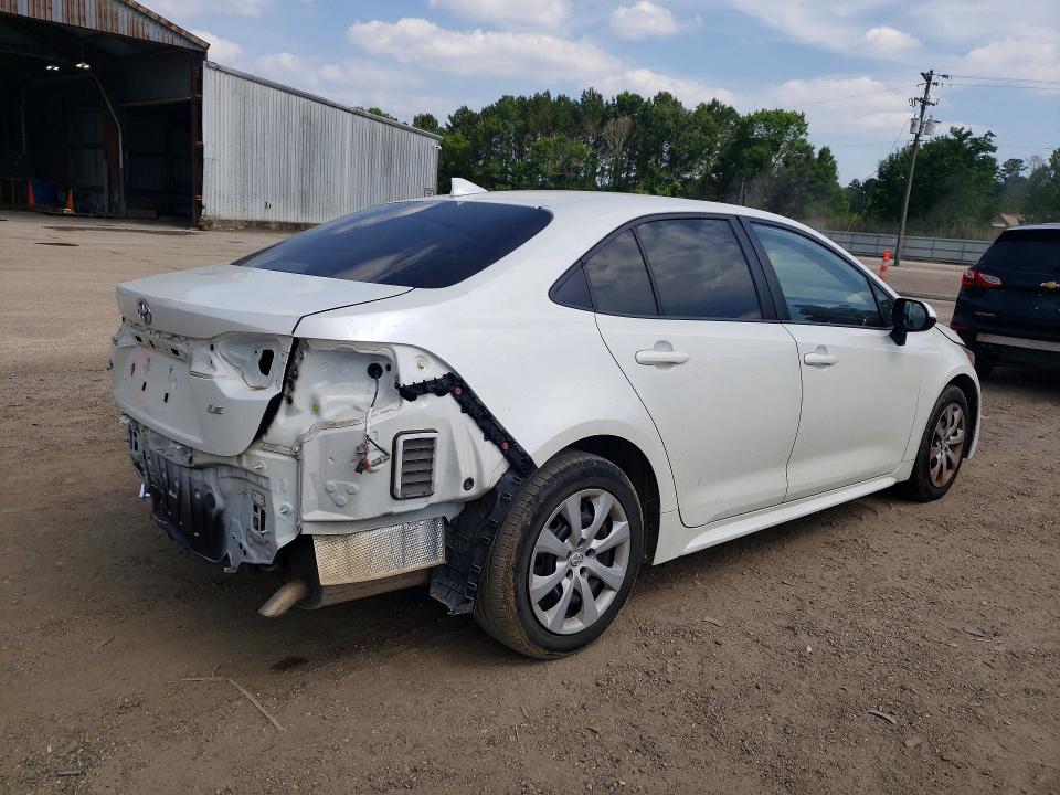 2020 Toyota VIN JTDEPRAE8LJ081859 COPART salvage auction — REAR END, La - Cert Of Title-Salvage, sold $5,300 on 2026-07-17 (photo 3)