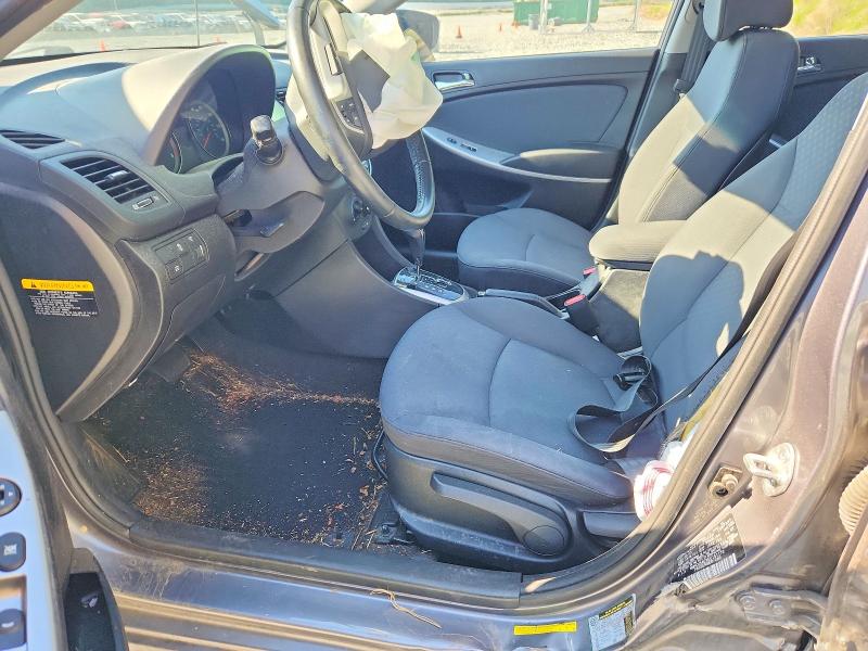 2014 Hyundai Accent VIN KMHCU5AEXEU151173 COPART salvage auction — SIDE, Nc - Salvage Certificate Of Title, sold $325 on 2026-07-08 (photo 7)