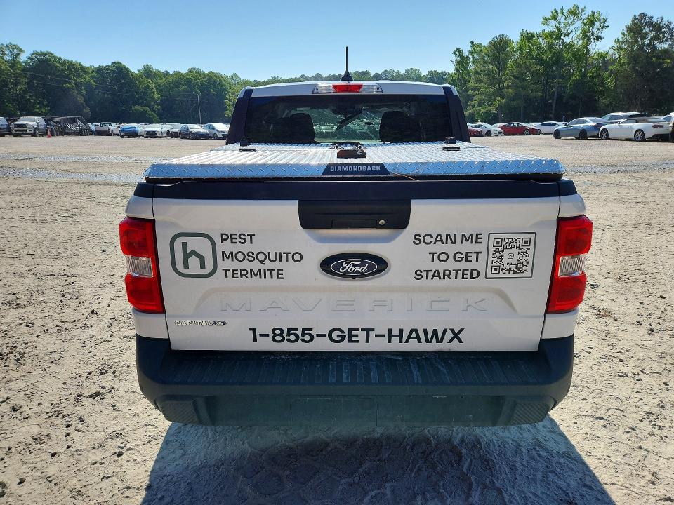 2025 Ford Maverick VIN 3FTTW8A38SRA58282 COPART salvage auction — FRONT END, Nc - Salvage Certificate Of Title, sold $7,300 on 2026-07-31 (photo 6)