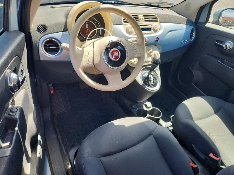 2015 Fiat 500 VIN 3C3CFFAR2FT657538 COPART salvage auction — MECHANICAL, Nv - Certificate Of Title, sold $350 on 2026-08-10 (photo 8)