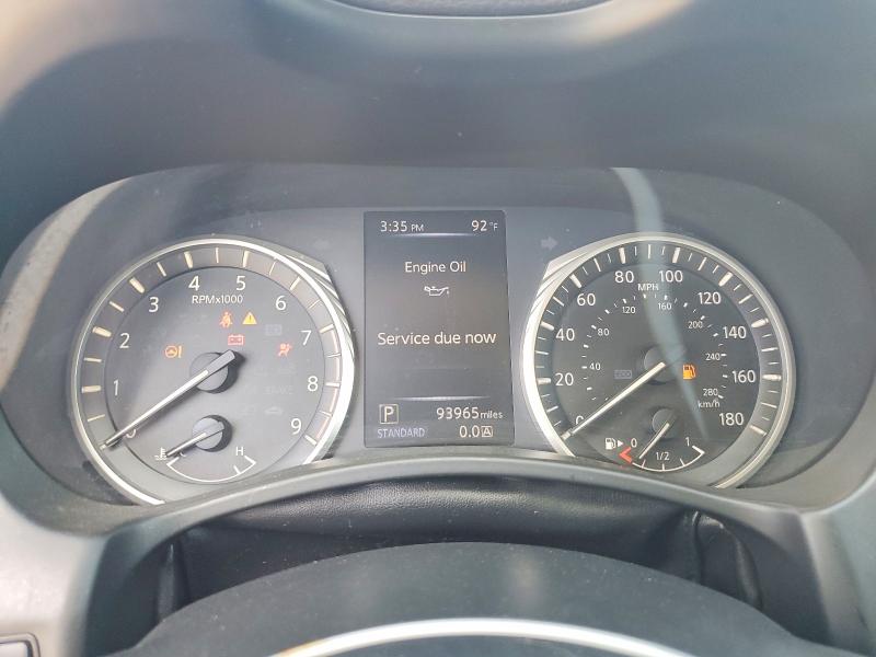2018 Infiniti Q50 VIN JN1EV7AP2JM364350 COPART salvage auction — FRONT END, Tx - Salvage Vehicle Title, sold $2,850 on 2026-07-31 (photo 9)