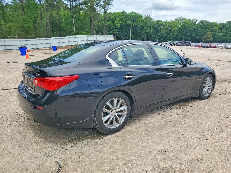 2014 Infiniti Q50 VIN JN1AV7AP5EM690843 COPART salvage auction — FRONT END, Nc - Salvage Certificate Of Title, sold $1,950 on 2026-07-24 (photo 3)