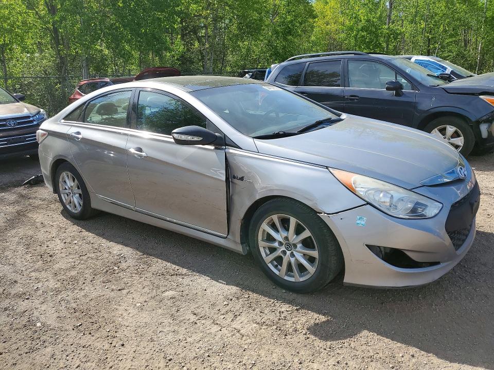 2012 Hyundai Sonata VIN KMHEC4A40CA060313 COPART salvage auction — SIDE, On - Permit No Brand - Unfit, sold $850 on 2026-07-21 (photo 4)