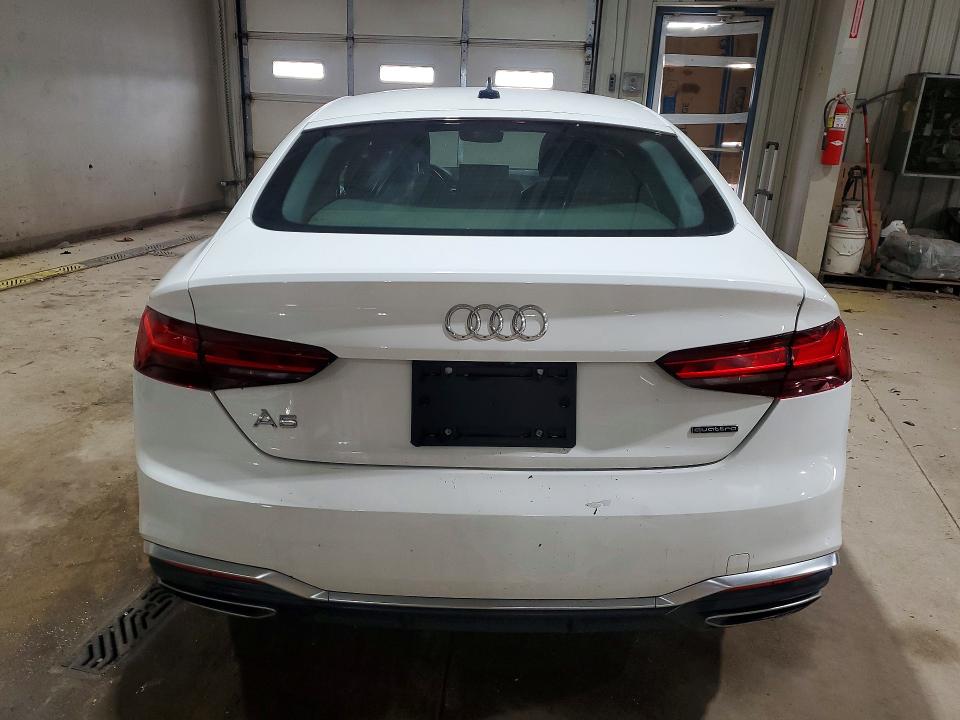 2021 Audi A5 VIN WAUDACF58MA015104 COPART salvage auction — FRONT END, Pa - Certificate Of Salvage, sold $9,500 on 2026-07-24 (photo 6)