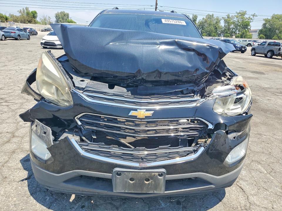 2016 Chevrolet Equinox VIN 2GNALCEK2G6355655 COPART salvage auction — FRONT END, Ca - Salvage Certificate, sold $650 on 2026-07-02 (photo 5)