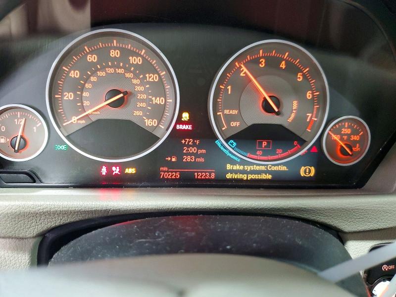 2013 BMW 3er VIN WBA3A5G58DNP20550 COPART salvage auction — FRONT END, Mn - Cert Of Title-Prior Salvage, sold $900 on 2026-07-09 (photo 9)
