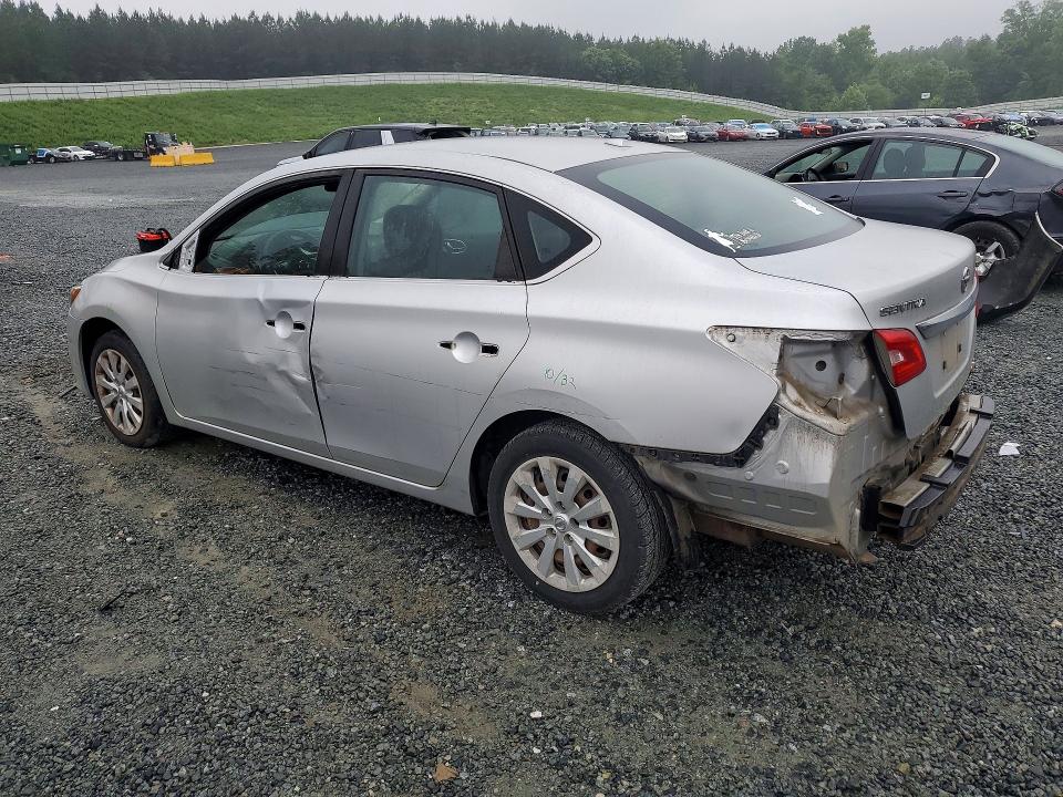 2017 Nissan Sentra VIN 3N1AB7AP8HL686602 COPART salvage auction — REAR END, Nc - Salvage Certificate Of Title, sold $1,600 on 2026-07-02 (photo 2)