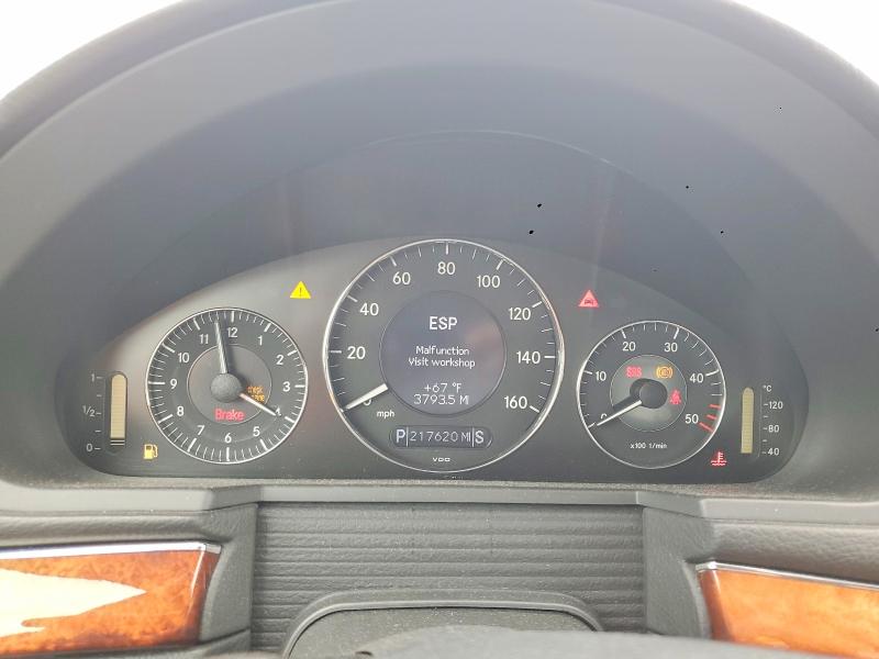 2005 Mercedes-benz E-class VIN WDBUF26JX5A608216 COPART salvage auction — FRONT END, IN - CERT OF TITLE-SALVAGE TITLE, sold $250 on 2026-07-21 (photo 9)