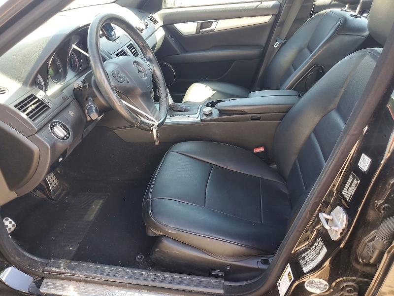 2010 Mercedes-benz C-klasse VIN WDDGF8BB9AR087622 COPART salvage auction — FRONT END, SC - CERT OF TITLE-SALVAGE, sold $450 on 2026-07-27 (photo 7)