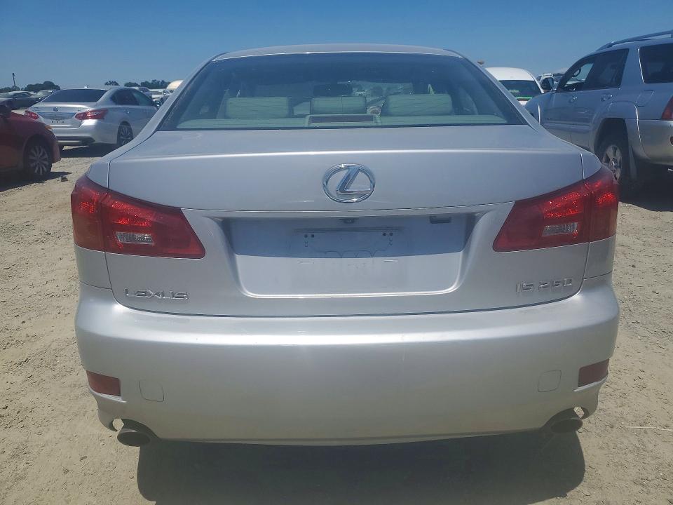 2006 Lexus Is VIN JTHBK262665014423 COPART salvage auction — FRONT END, Ca - Salvage Certificate, sold $15 on 2026-07-21 (photo 6)