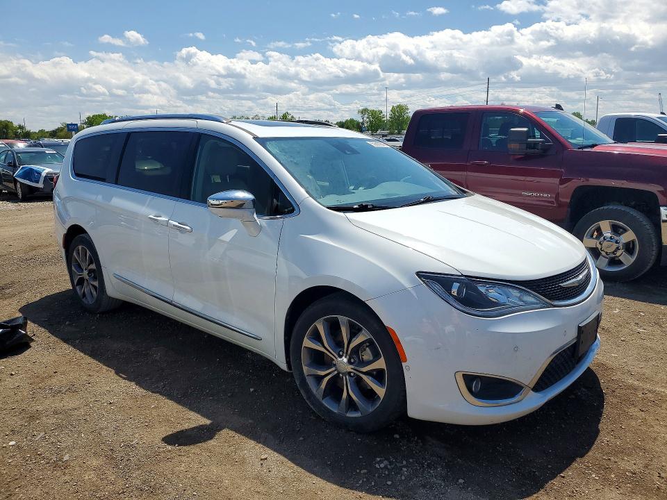 2017 Chrysler VIN 2C4RC1GG7HR735454 COPART salvage auction — HAIL, Ia - Cert Of Title-Salvage Title, sold $5,900 on 2026-07-24 (photo 4)