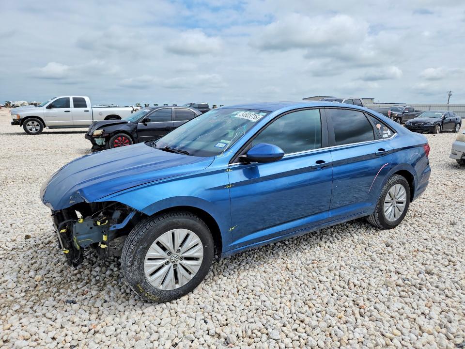 2019 Volkswagen Jetta VIN 3VWC57BU8KM067692 COPART salvage auction — FRONT END, Tx - Salvage Vehicle Title, sold $2,750 on 2026-07-09 (photo 1)