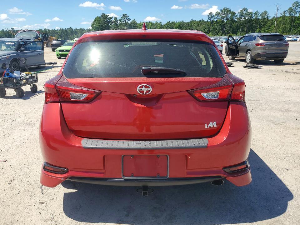 2016 Scion Im VIN JTNKARJE1GJ510085 COPART salvage auction — FRONT END, Sc - Cert Of Title-Salvage, sold $575 on 2026-07-27 (photo 6)