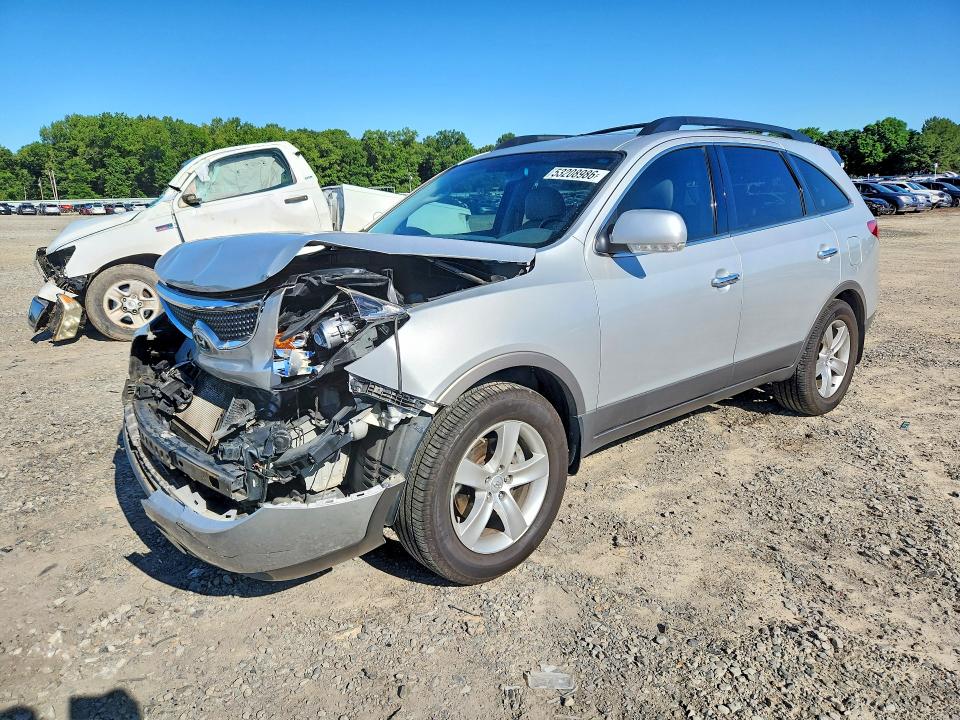 2010 Hyundai Veracruz VIN KM8NU4CC6AU131804 COPART salvage auction — FRONT END, Ar - Cert Of Title-Salvage, sold $1,450 on 2026-07-08 (photo 1)