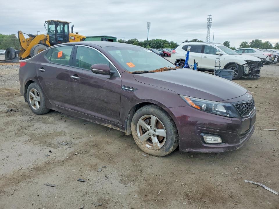 2015 Kia Optima VIN 5XXGM4A77FG468109 COPART salvage auction — MECHANICAL, Va - Certificate Of Title, sold $1,050 on 2026-07-09 (photo 4)