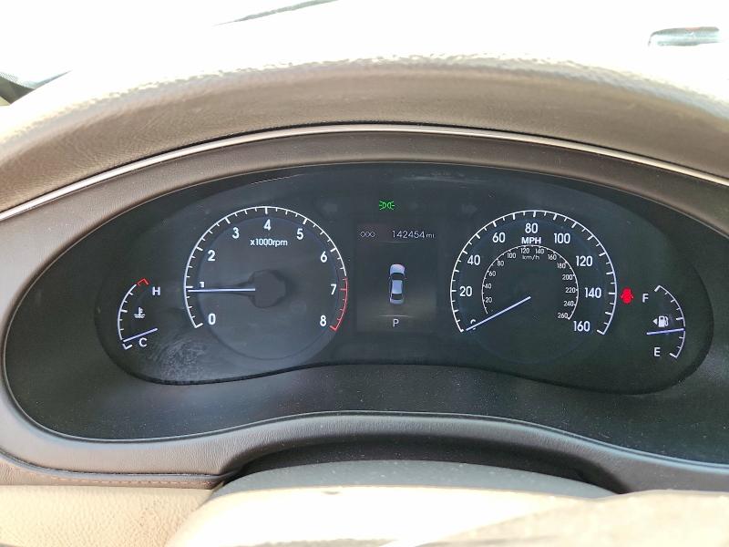 2012 Hyundai Genesis VIN KMHGC4DDXCU165055 COPART salvage auction — FRONT END, Tx - Salvage Vehicle Title, sold $650 on 2026-07-14 (photo 9)