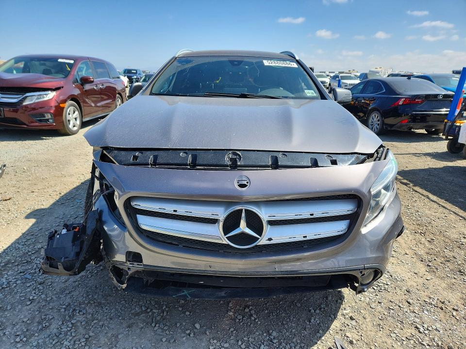 2016 Mercedes-benz Gla-klasse VIN WDCTG4GB3GJ194450 COPART salvage auction — FRONT END, Ca - Salvage Certificate, sold $1,900 on 2026-08-07 (photo 5)