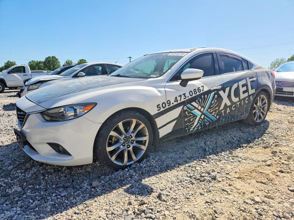 2015 Mazda 6 VIN JM1GJ1W58F1214175 COPART salvage auction — HAIL, Mo - Salvage Certificate Of Title, sold $2,300 on 2026-07-08 (photo 1)
