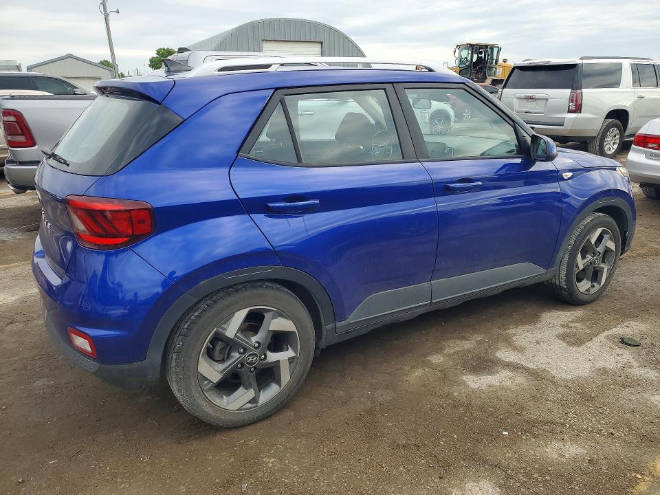 2021 Hyundai Venue VIN KMHRC8A32MU098867 COPART salvage auction — HAIL, KS - CERT OF TITLE-SALVAGE, sold $4,700 on 2026-07-13 (photo 3)