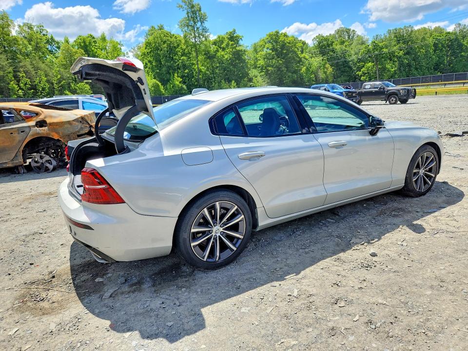 2021 Volvo S60 VIN 7JR102TZ2MG107821 COPART salvage auction — REAR END, Md - Cert Of Salvage > 75% Damage, sold $7,100 on 2026-07-02 (photo 3)