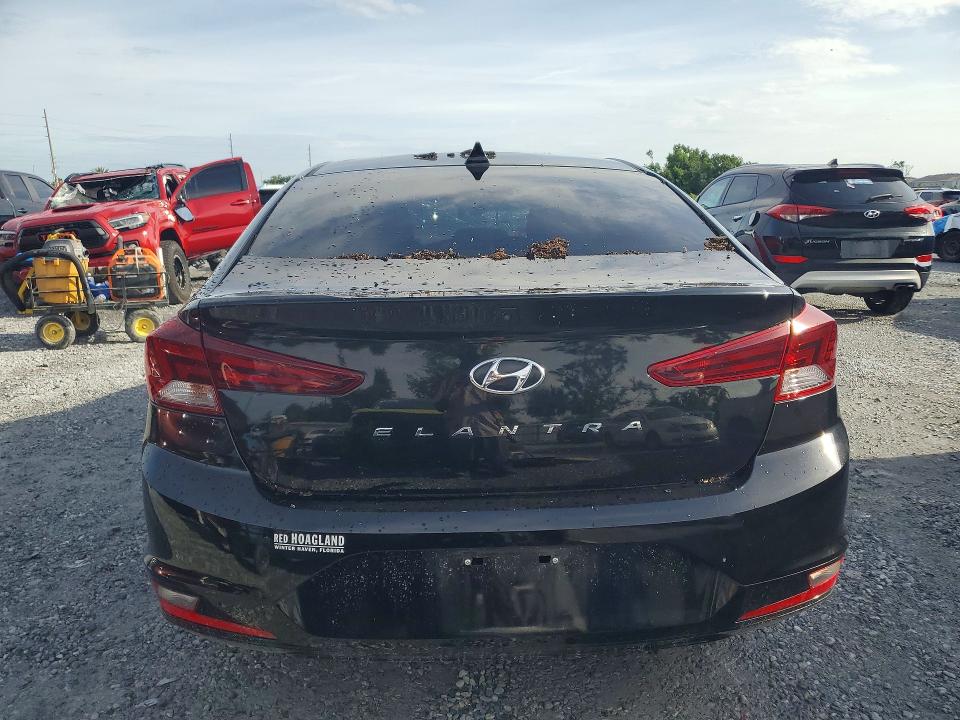 2019 Hyundai Elantra VIN KMHD84LF3KU872682 COPART salvage auction — FRONT END, Fl - Cert Of Title Slvg Rebuildable, sold $2,000 on 2026-07-28 (photo 6)