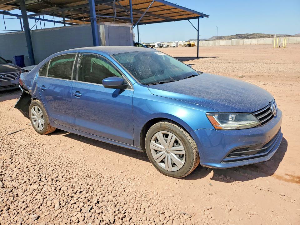 2017 Volkswagen VIN 3VW2B7AJ4HM308068 COPART salvage auction — REAR END, Az - Cert Of Title - Salvage, sold $3,100 on 2026-07-09 (photo 4)