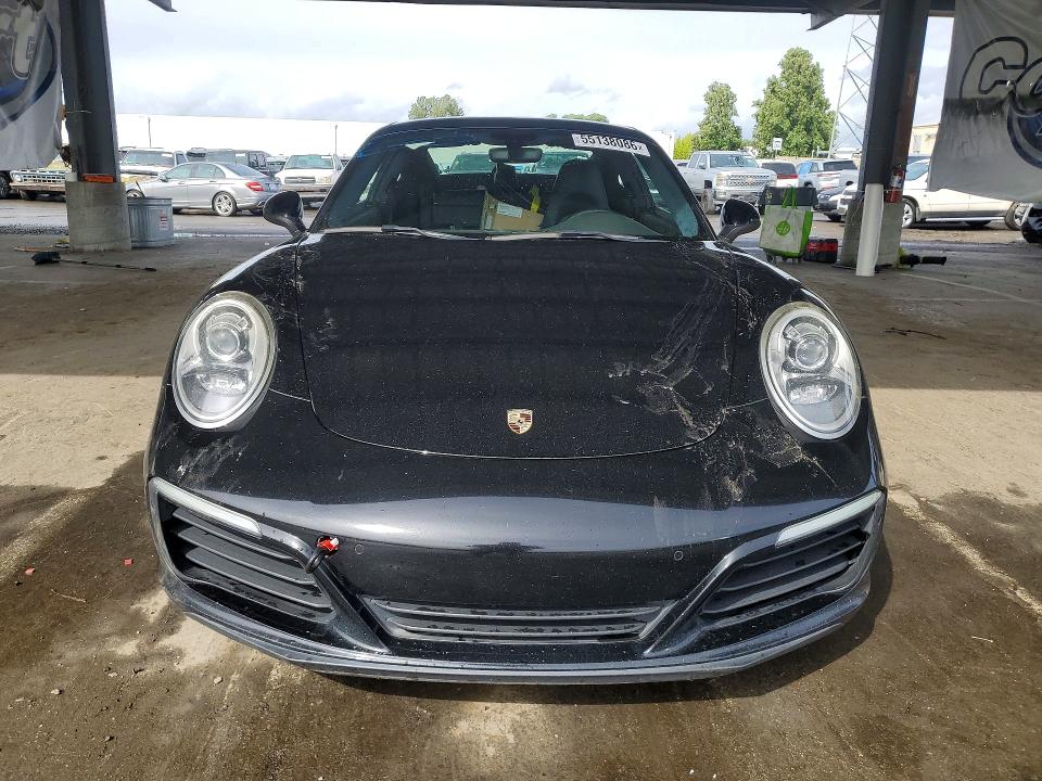 2017 Porsche 911 VIN WP0AA2A91HS108315 COPART salvage auction — REAR END, Ca - Salvage Certificate, sold $32,250 on 2026-08-06 (photo 5)