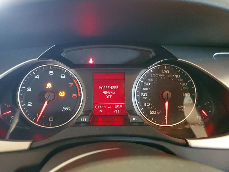 2011 Audi A4 VIN WAUFFAFL7BN024038 COPART salvage auction — FRONT END, AR - CERT OF TITLE-SALVAGE, sold $2,750 on 2026-07-27 (photo 9)