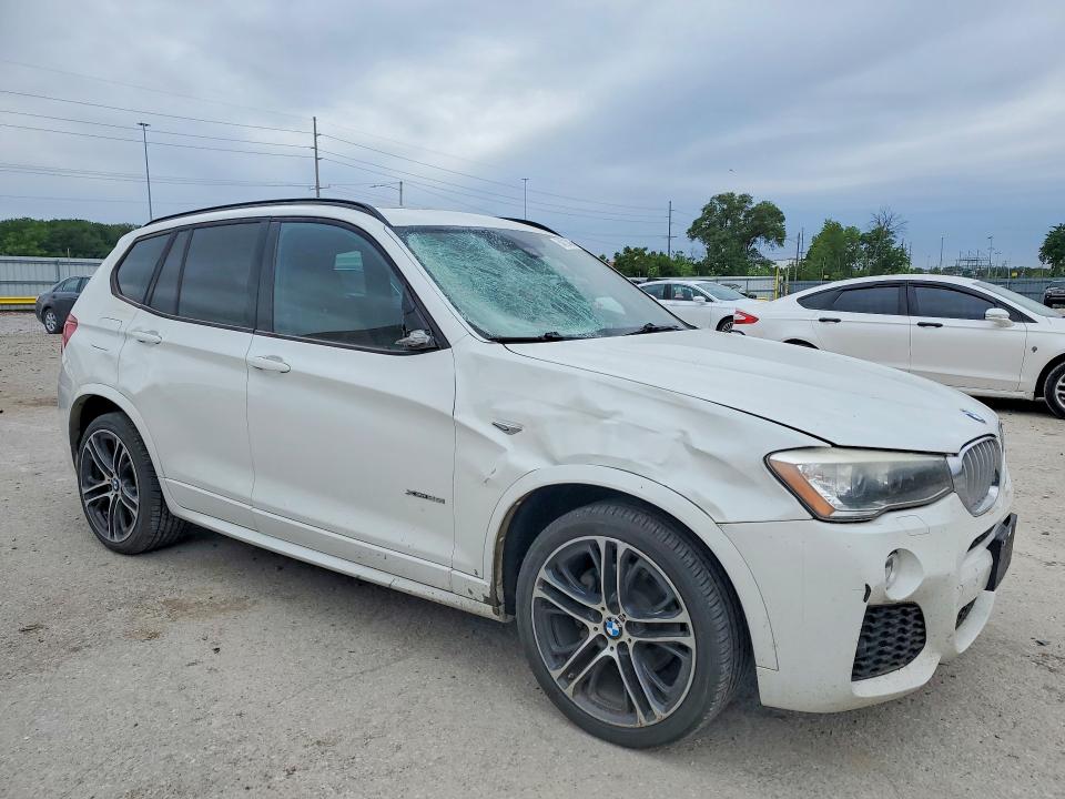 2016 BMW X3 VIN 5UXWX9C53G0D78309 COPART salvage auction — SIDE, Ia - Cert Of Title-Salvage Title, sold $2,450 on 2026-07-24 (photo 4)