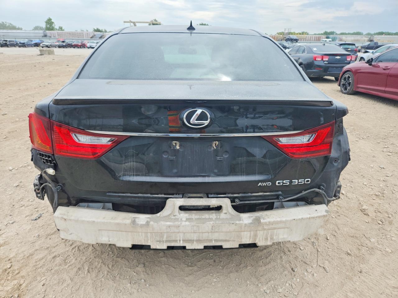 2014 Lexus GS 350 VIN JTHCE1BLXE5023726 COPART salvage auction — Side, MO - SALVAGE CERTIFICATE OF TITLE, sold $1,400 on 2026-07-09 (photo 6)