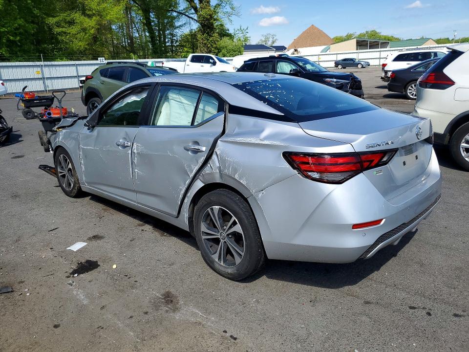 2022 Nissan Sentra VIN 3N1AB8CV8NY221978 COPART salvage auction — FRONT END, Md - Cert Of Salvage > 75% Damage, sold $125 on 2026-07-28 (photo 2)